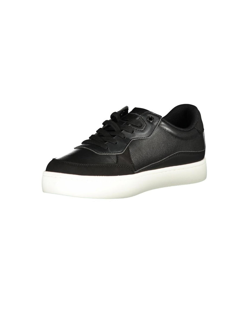 Calvin Klein Men's Black Polyester Sneaker - 42 EU