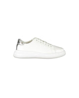 Calvin Klein Women's White Polyester Sneaker - 36 EU