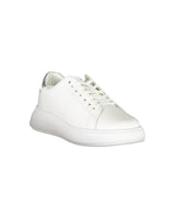 Calvin Klein Women's White Polyester Sneaker - 36 EU