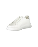 Calvin Klein Women's White Polyester Sneaker - 37 EU