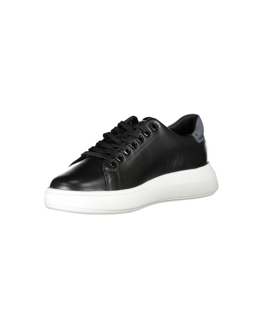 Calvin Klein Women's Black Polyester Sneaker - 37 EU