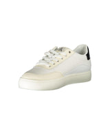 Calvin Klein Women's White Polyester Sneaker - 37 EU