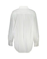 Calvin Klein Women's White Cotton Shirt - S