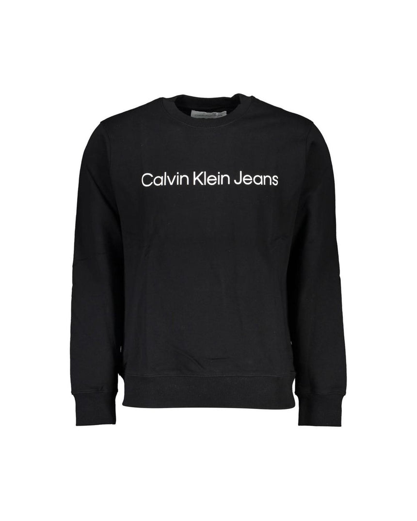 Calvin Klein Men's Black Cotton Sweater - XL