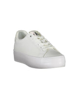 Calvin Klein Women's White Polyester Sneaker - 38 EU