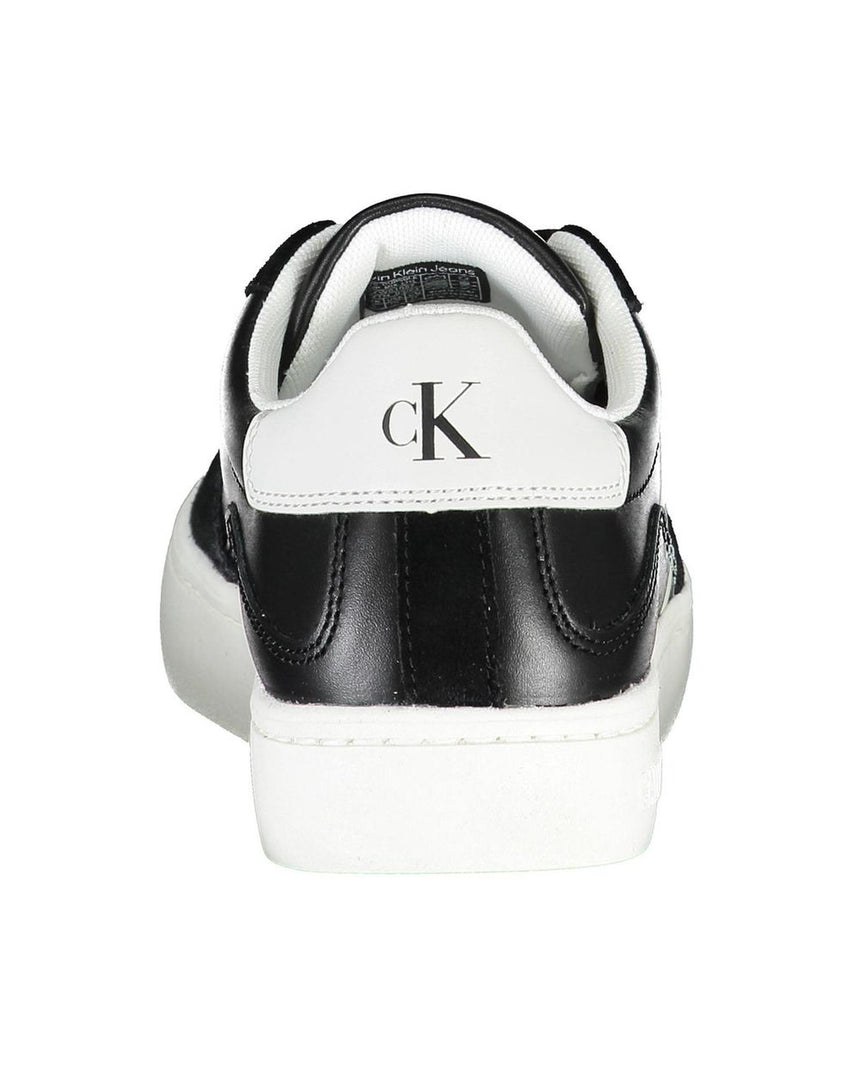 Calvin Klein Women's Black Polyester Sneaker - 37 EU