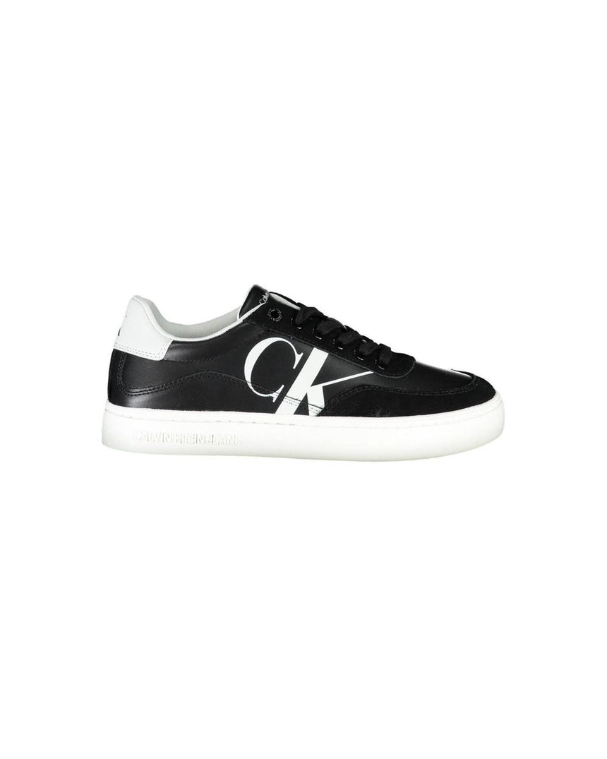 Calvin Klein Women's Black Polyester Sneaker - 38 EU