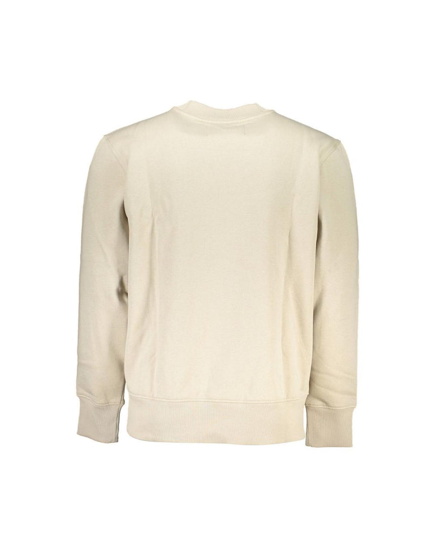 Calvin Klein Men's Beige Cotton Sweater - M