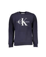 Calvin Klein Men's Blue Cotton Sweater - XL