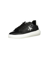 Calvin Klein Men's Black Polyester Sneaker - 46 EU