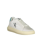 Calvin Klein Men's White Polyester Sneaker - 41 EU