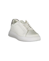 Calvin Klein Men's White Polyester Sneaker - 42 EU