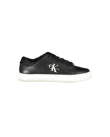 Calvin Klein Men's Black Polyester Sneaker - 40 EU