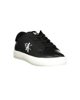 Calvin Klein Men's Black Polyester Sneaker - 40 EU