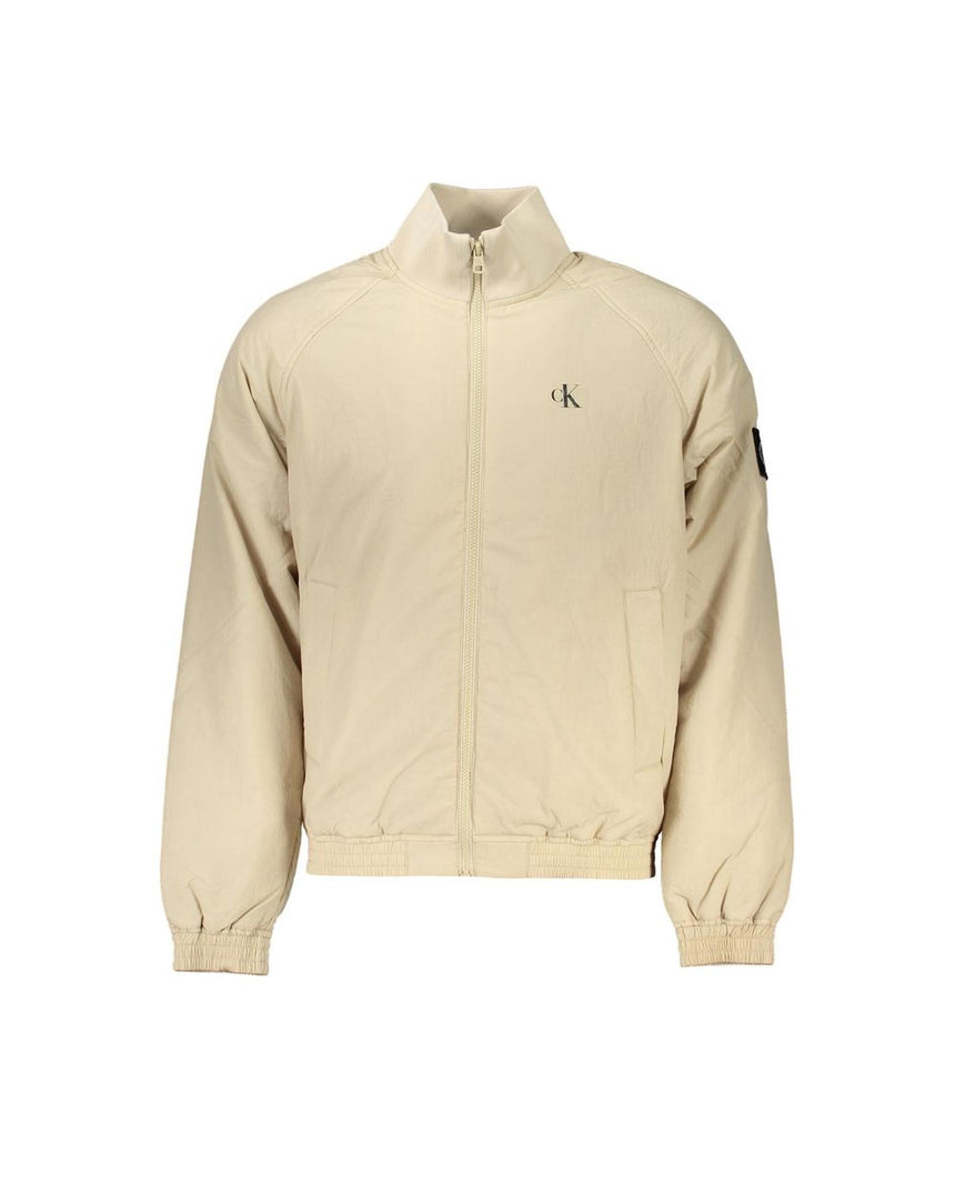 Calvin Klein Men's Beige Polyamide Jacket - S