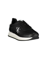 Calvin Klein Women's Black Polyester Sneaker - 37 EU