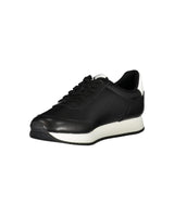 Calvin Klein Women's Black Polyester Sneaker - 37 EU