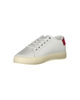 Calvin Klein Men's White Polyester Sneaker - 40 EU