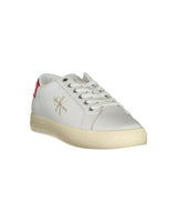 Calvin Klein Men's White Polyester Sneaker - 42 EU