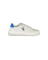 Calvin Klein Men's White Polyester Sneaker - 42 EU