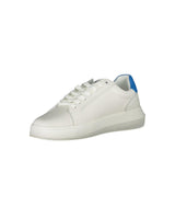 Calvin Klein Men's White Polyester Sneaker - 42 EU