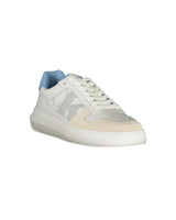 Calvin Klein Men's White Polyester Sneaker - 40 EU