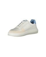 Calvin Klein Men's White Polyester Sneaker - 40 EU