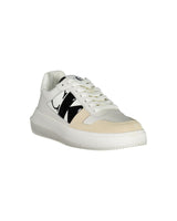 Calvin Klein Women's White Polyester Sneaker - 40 EU