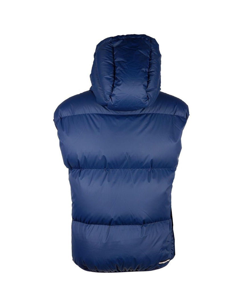 Centogrammi Men's Blue Nylon Vest - L