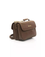 Double Pocket Crossbody Bag with Clip and Flap Closure One Size Women