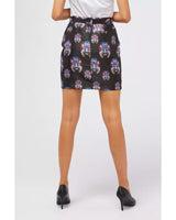 Button Closure Oriental Fantasy Skirt with Pockets W40 US Women