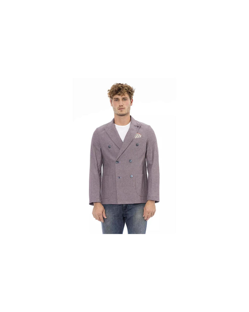 Classic Button Closure Jacket with Front Pockets 48 IT Men