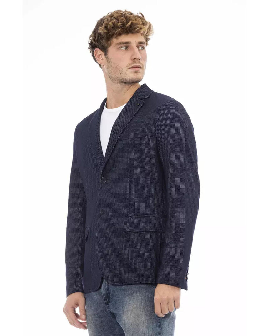 Classic Button Closure Jacket with Front Pockets 48 IT Men