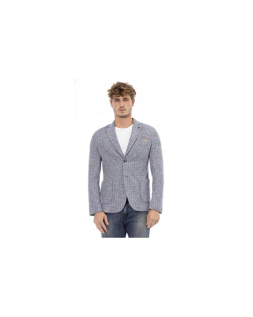 Classic Button Closure Jacket with Front Pockets 48 IT Men