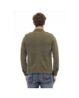 Distretto12 Men's Green Cotton Jacket - 50 IT