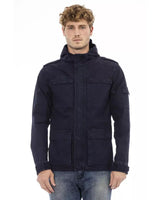 Convertible Hooded Jacket with Zip Closure and Front Pockets 50 IT Men