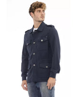 Classic Button Closure Jacket with Front Pockets 48 IT Men