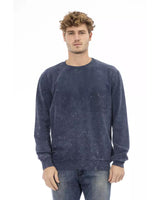 Fleece Sweater with Crew Neck and Front Pocket XL Men