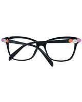 Black Trapezium Frame Glasses One Size Women