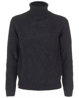 Diamond Embroidered Turtleneck Sweater L Men