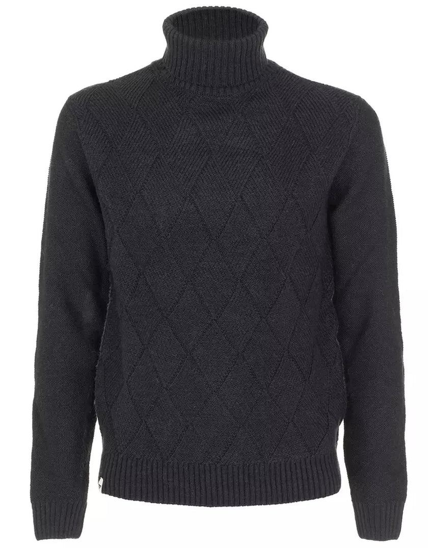 Diamond Embroidered Turtleneck Sweater M Men