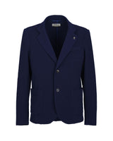 Fred Mello Men's Blue Cotton Blazer - L