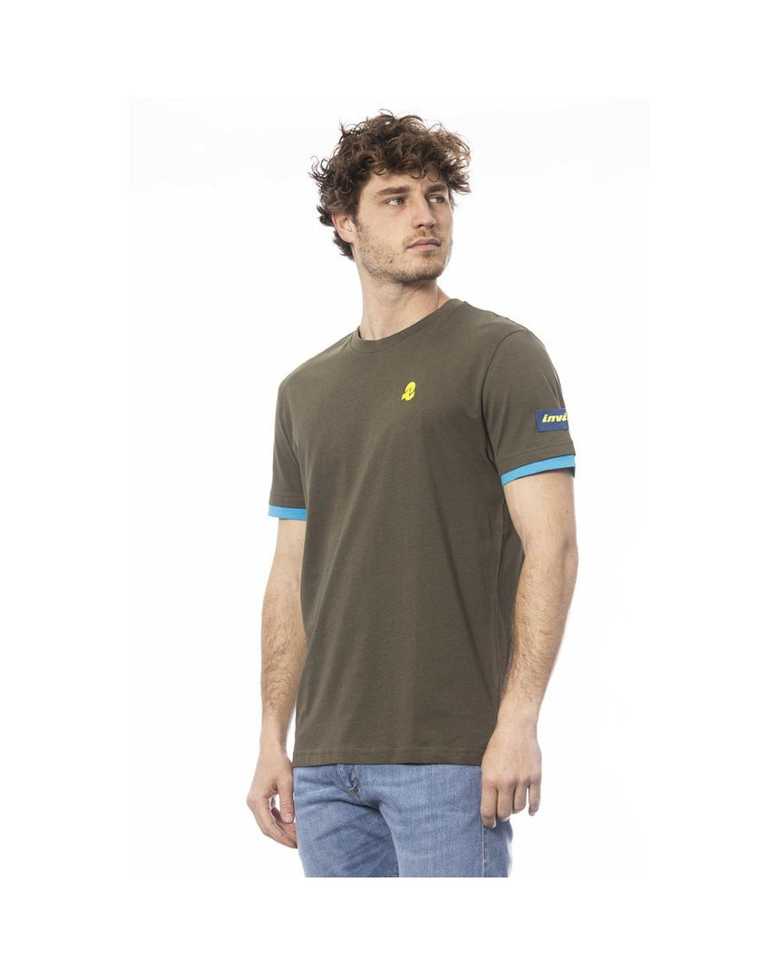 Invicta Men's Green Cotton T-Shirt - XL