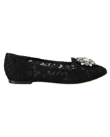 Dolce & Gabbana Elegant Vally Lace Flat Shoes 35 EU Women