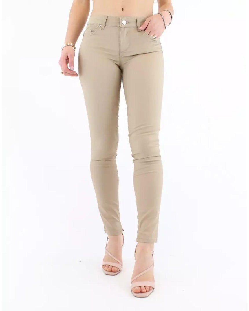 High Waist Stretch Cotton Denim Trousers W27 US Women