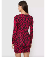 Love Moschino Leopard Texture Dress 40 IT Women