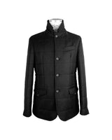 Loro Piana Wool and Cashmere Coat with Button Closure 46 IT Men