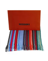 Geometric Pattern Fringed Scarf One Size Women