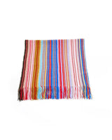 Geometric Pattern Fringed Scarf One Size Women