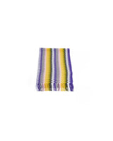 Geometric Pattern Fringed Scarf One Size Women